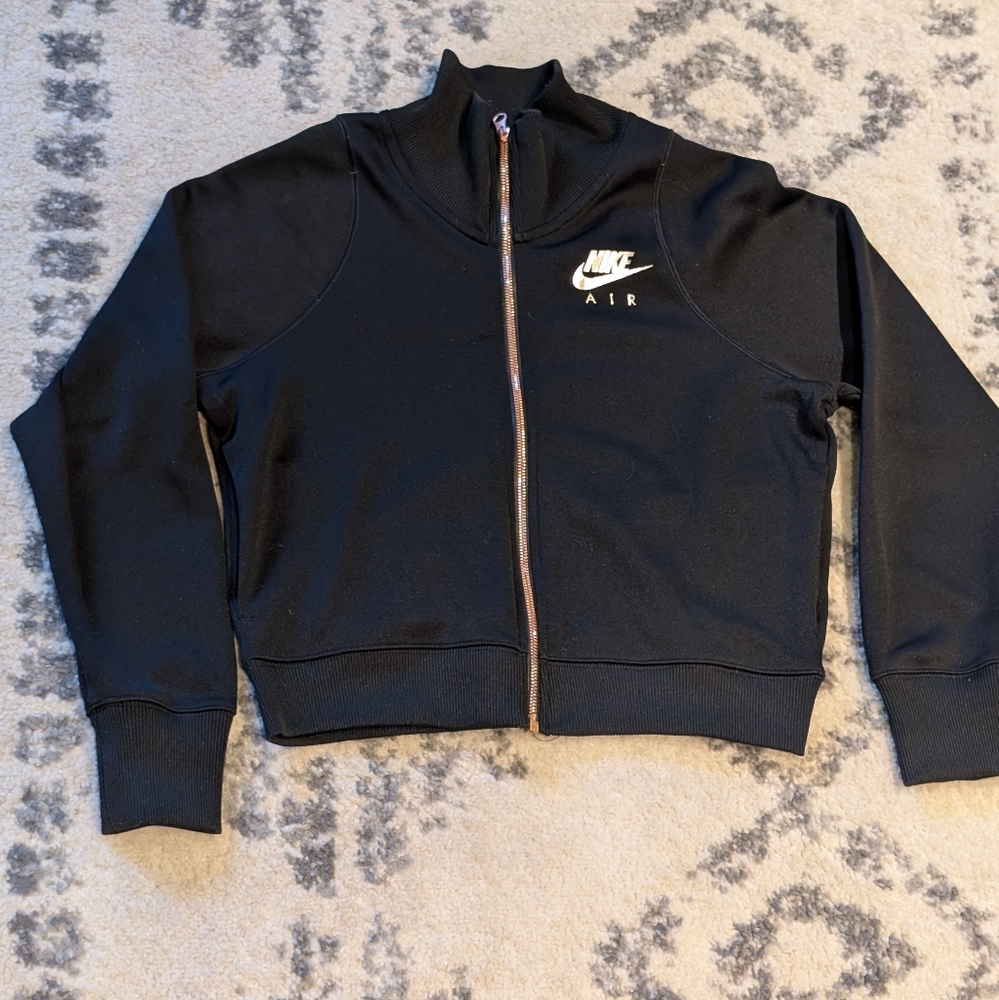 Nike Air Zip-Up Jacket – Black & Rose Gold – Women’s Small